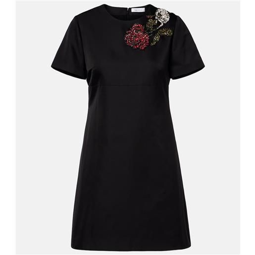 McQueen abito corto con cristalli