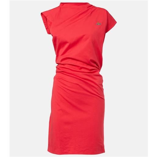 Vivienne Westwood abito corto hebo in jersey di cotone