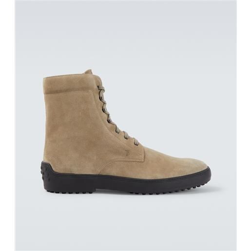 Tod's anfibi in suede