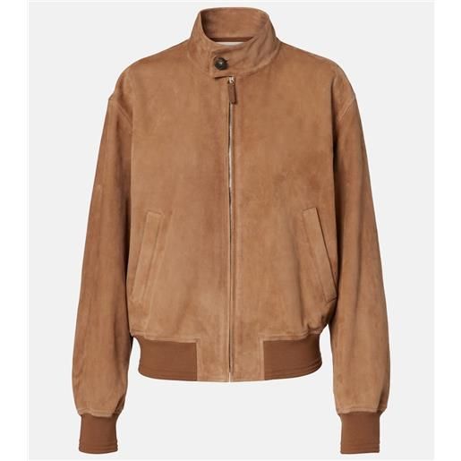 Tod's bomber in suede