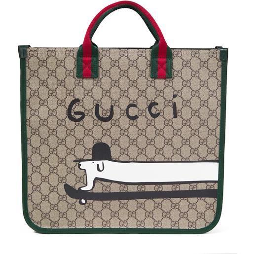 Gucci Kids x euan roberts - borsa in canvas