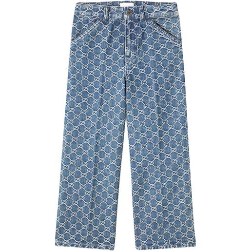 Gucci Kids jeans in jacquard gg