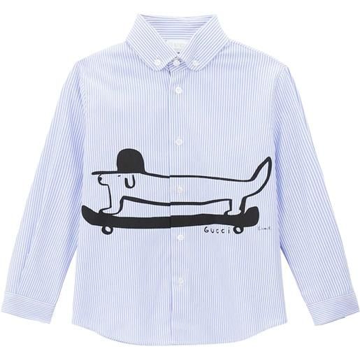Gucci Kids x euan roberts - camicia in popeline