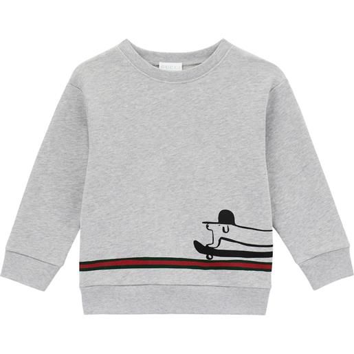 Gucci Kids x euan roberts - felpa in cotone