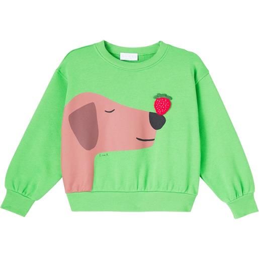 Gucci Kids felpa in jersey di cotone con stampa