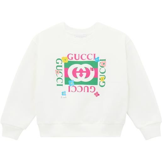 Gucci Kids x euan roberts - felpa in cotone