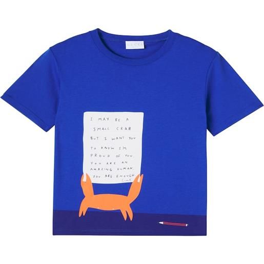 Gucci Kids t-shirt in jersey di cotone con stampa