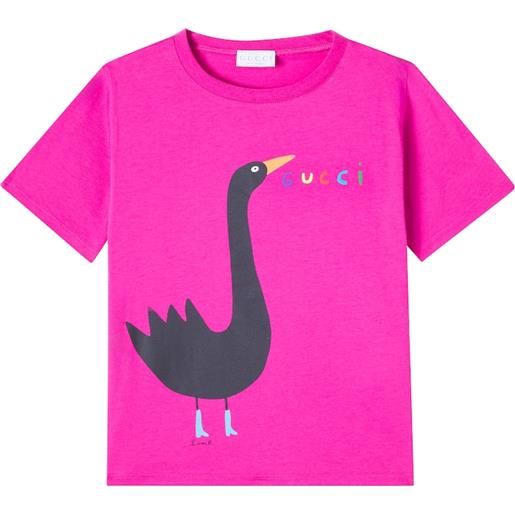 Gucci Kids x euan roberts - t-shirt in jersey di cotone