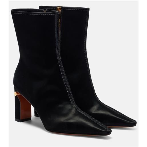 McQueen stivaletti con decorazioni