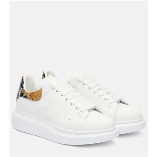 McQueen sneakers oversized in pelle con stampa