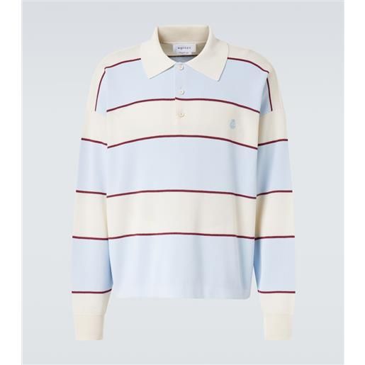 McQueen polo skull a righe