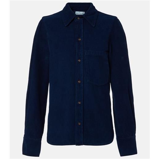 Victoria Beckham camicia in velluto a coste di cotone