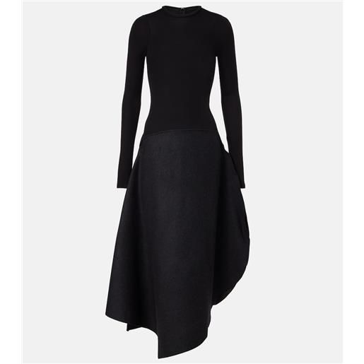 Victoria Beckham abito midi asimmetrico