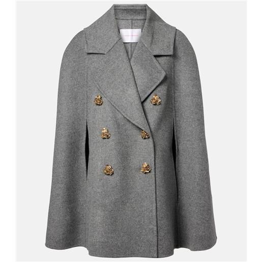 Carolina Herrera mantella doppiopetto in lana vergine mã©lange