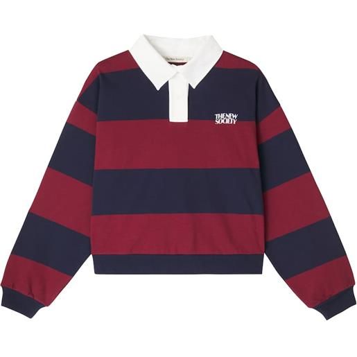 The New Society polo teresa in cotone a righe