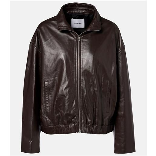 Yves Salomon giacca in pelle