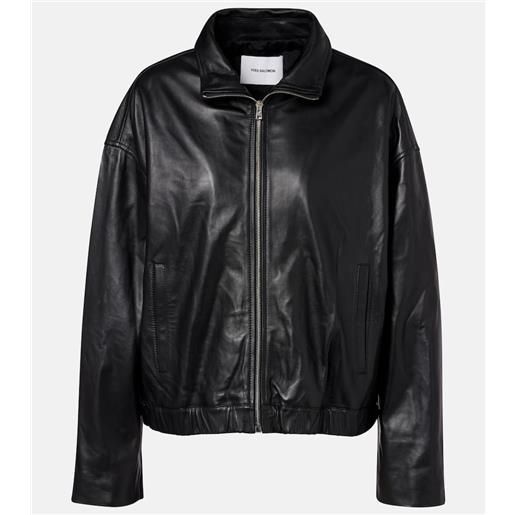 Yves Salomon giacca in pelle