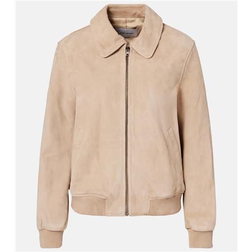 Yves Salomon bomber in suede