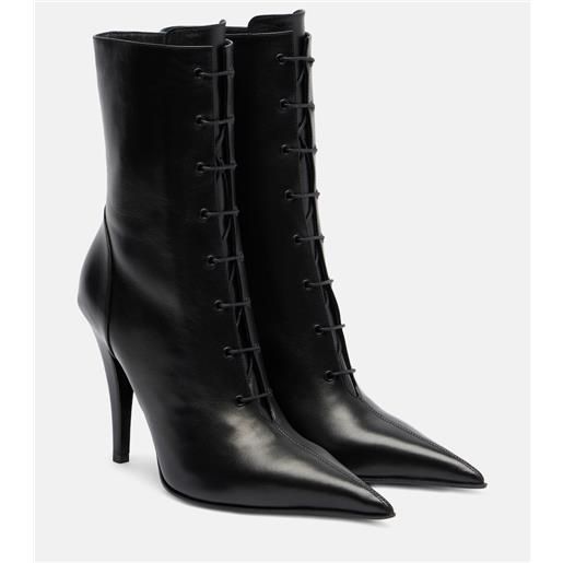 McQueen stivaletti in pelle