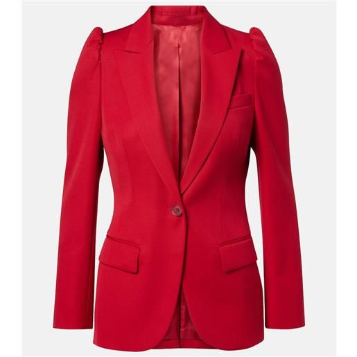 McQueen blazer monopetto in lana