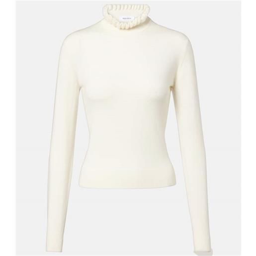 McQueen pullover in misto lana