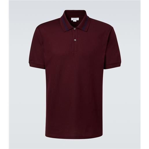 McQueen polo in piquã© di cotone