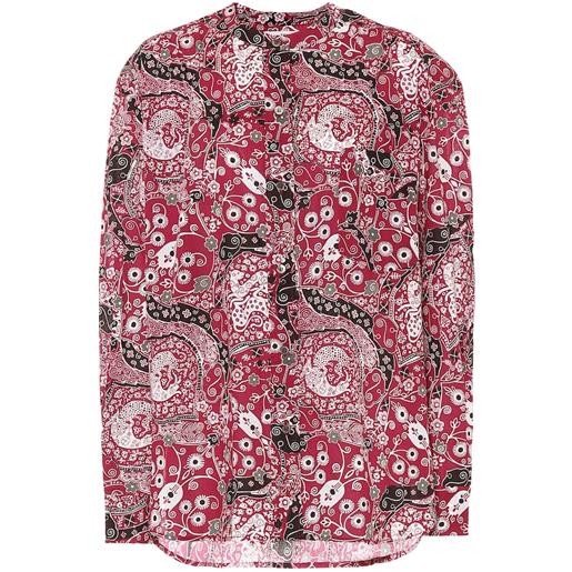 Marant Etoile camicia mexika a stampa in cotone