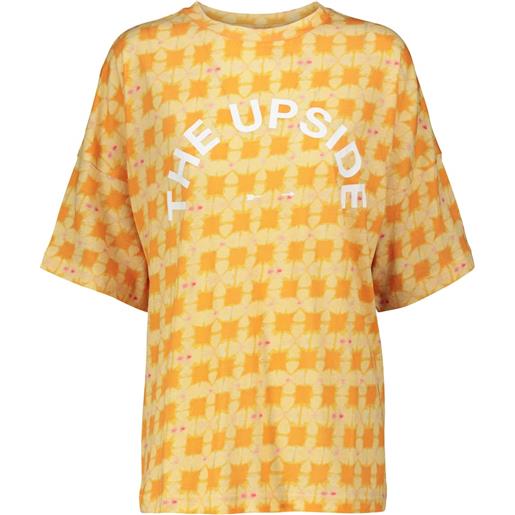 The Upside t-shirt carla a stampa in cotone e lino