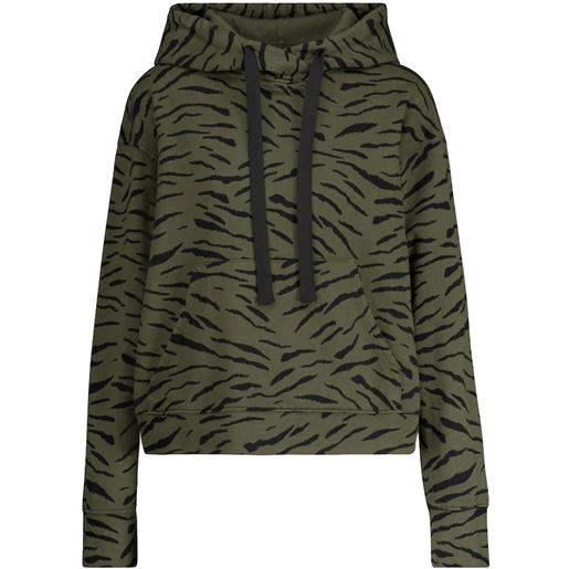 Velvet felpa roseanne in cotone con cappuccio