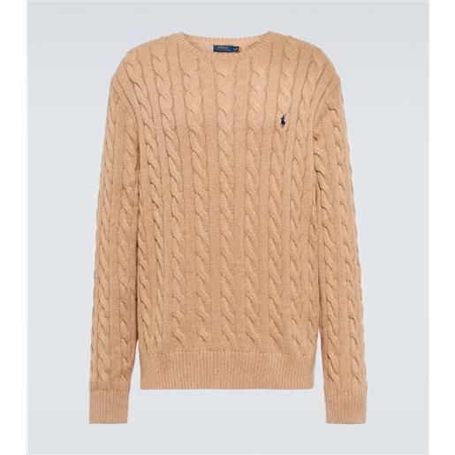 Polo Ralph Lauren pullover in cotone a trecce