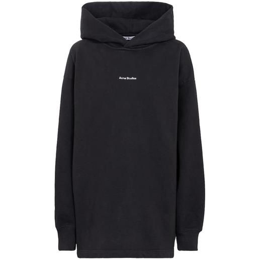Acne Studios felpa in cotone con cappuccio