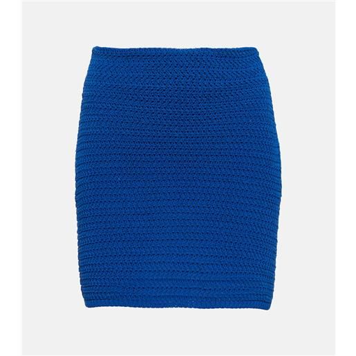 Dorothee Schumacher minigonna modern textures in misto cotone