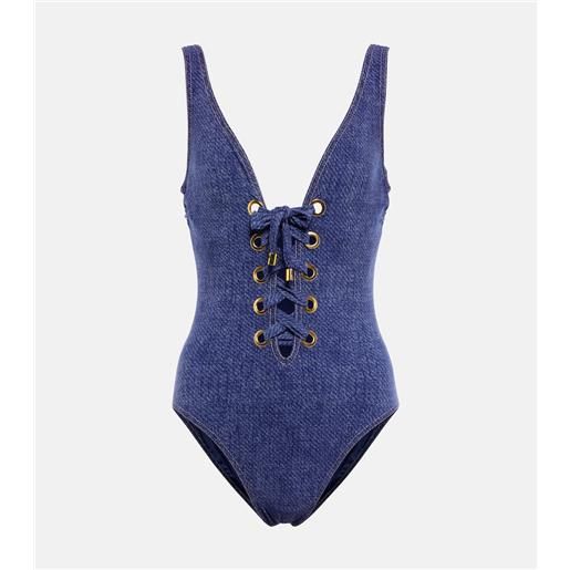 Karla Colletto costume intero con logo