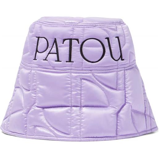 Patou cappello da pescatore trapuntato in raso