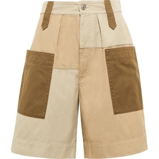 Marant Etoile shorts kalerna in cotone e lino