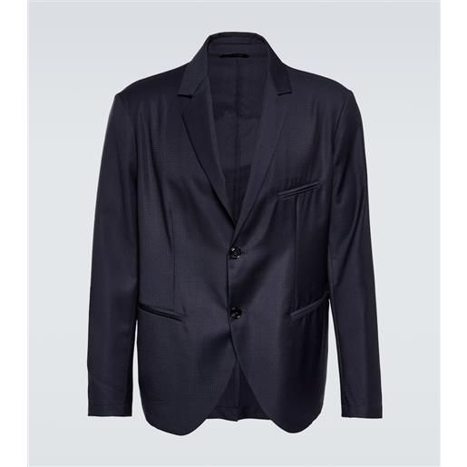 Giorgio Armani blazer monopetto in lana vergine
