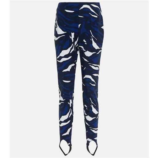 Bogner leggings da sci elaine con stampa