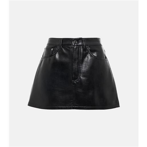 Agolde minigonna in similpelle