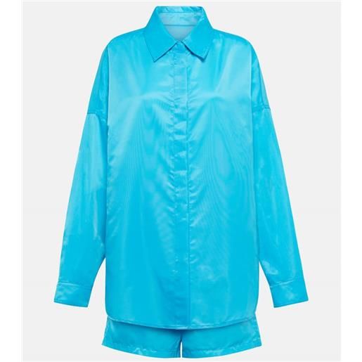 The Frankie Shop giacca e shorts perla