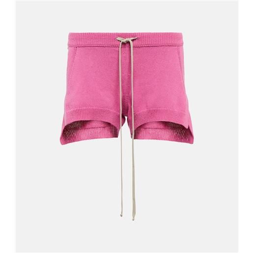 Rick Owens shorts in cotone
