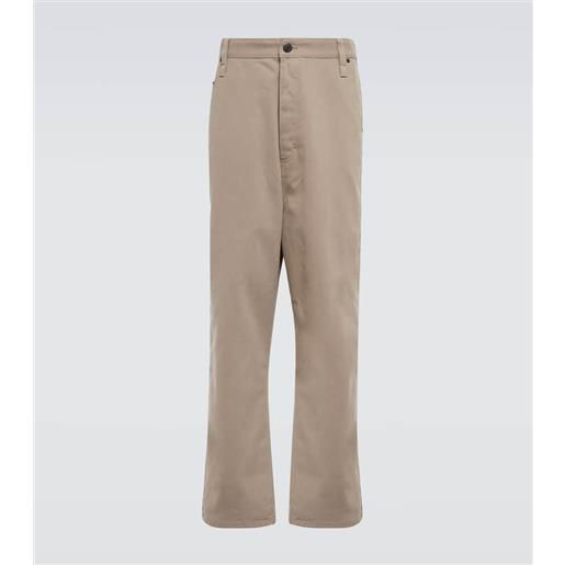 Ami Paris pantaloni regular alex fit in gabardine di cotone