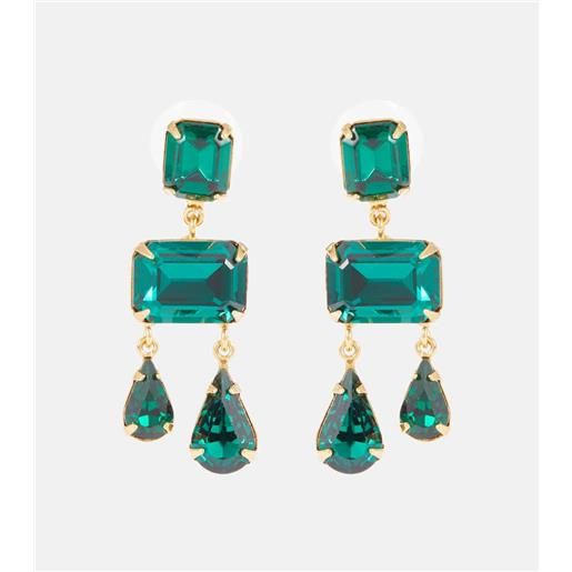 Jennifer Behr orecchini lucille con cristalli