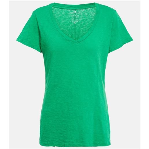 Velvet t-shirt lilith in jersey di cotone
