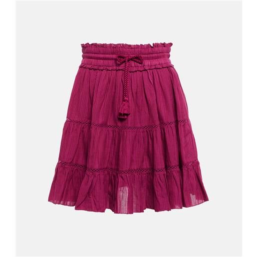 Marant Etoile minigonna lioline in misto cotone