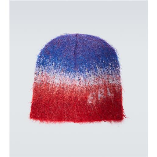 ERL berretto in misto lana e mohair a righe