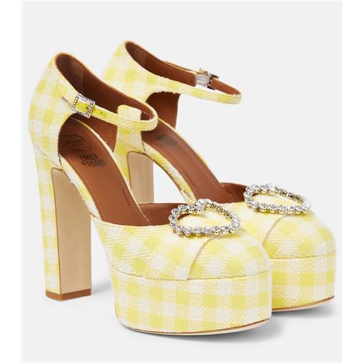 Malone Souliers x emily in paris - pumps camille 130 con plateau