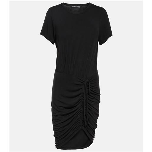 Veronica Beard miniabito hannock in jersey con ruches