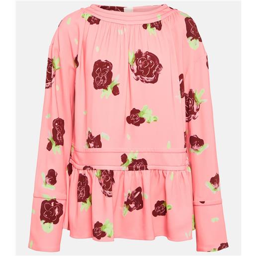 Marni top con stampa floreale