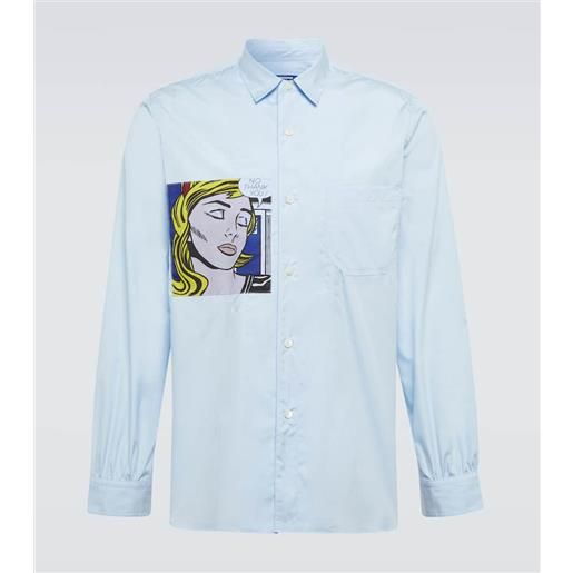 Junya Watanabe camicia in popeline di cotone a quadri