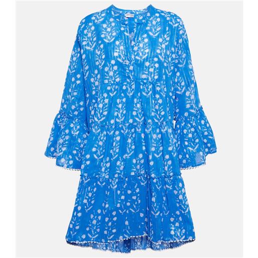 Juliet Dunn miniabito in cotone con stampa